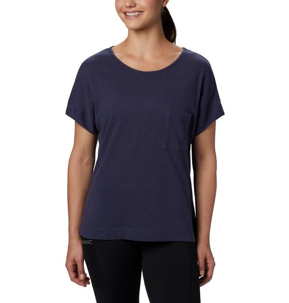 Columbia Summer Chill T-Shirt Blue For Women's NZ72814 New Zealand